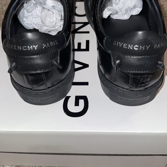 Womens Givenchy Black Croc Elastic Urban Knots Sneakers - Picture 6 of 9